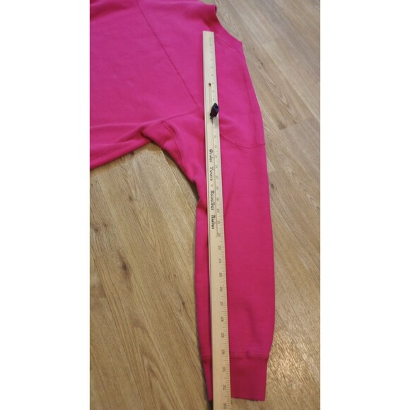 Vintage USA Russell Sweatshirt Mens Medium Pink Reverse Weave Fleece Crew Neck - Picture 15 of 16